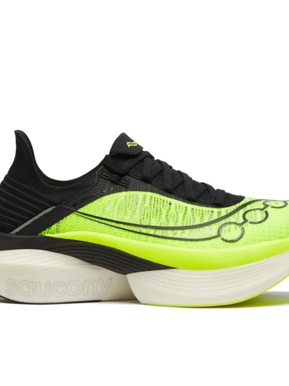 Saucony Endorphin Elite 2 Running Shoes Citron Black
